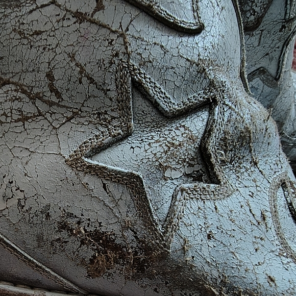 Alexander McQueen McQ Grey Distressed Cowboy Ankle Boots 40 - Picture 8 of 9